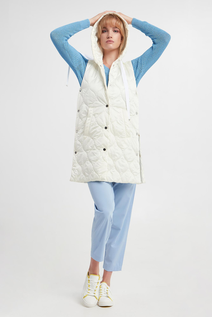 Kamizelka damska pikowana Bracco MARELLA MONOCHROME