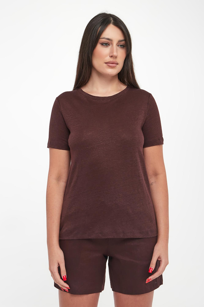 T-shirt damski lniany Lane ECOALF