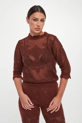 Sweter damski ażurowy TWINSET