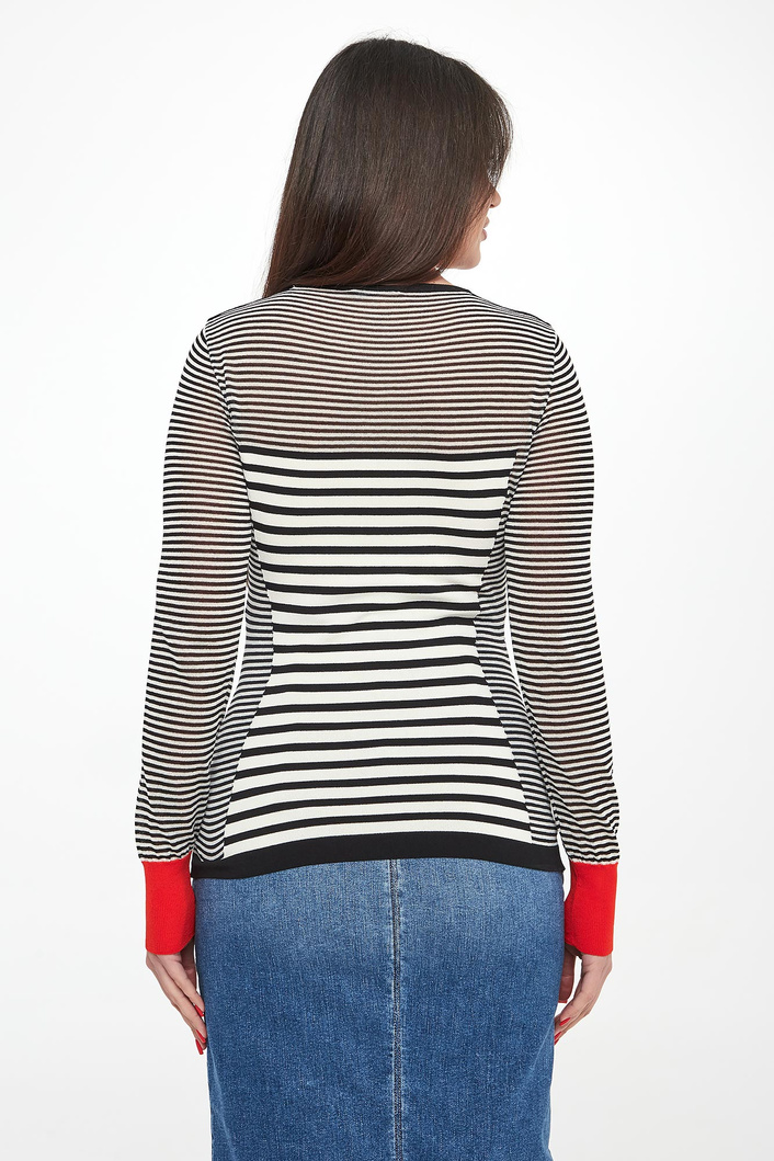 Sweter damski w paski ELISABETTA FRANCHI