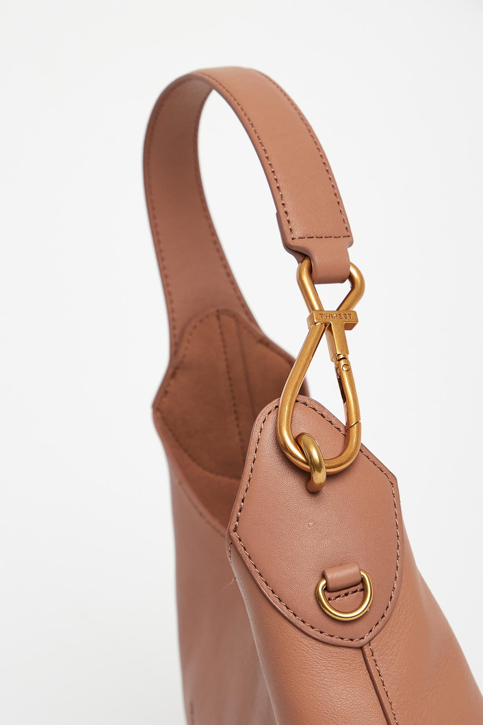Torebka skórzana hobo TWINSET
