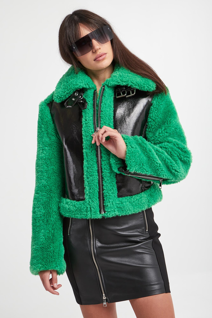 Kurtka damska z futrem KARL LAGERFELD