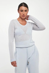 Sweter damski z wełny dziewiczej ELISABETTA FRANCHI