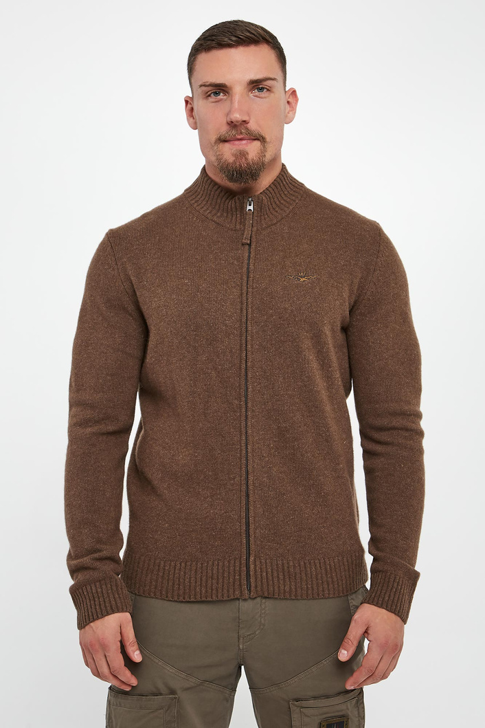 Sweter męski rozpinany AERONAUTICA MILITARE