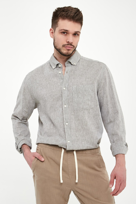 Koszula męska z lnem Hali26-W JOOP! JEANS