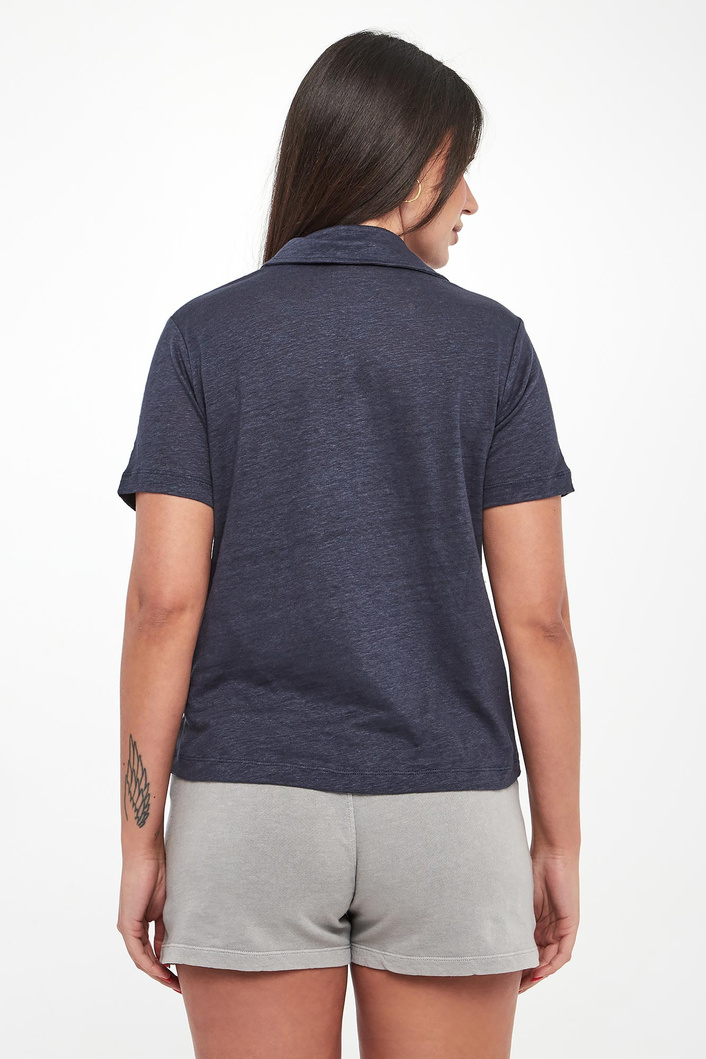 Polo damskie lniane Troms ECOALF