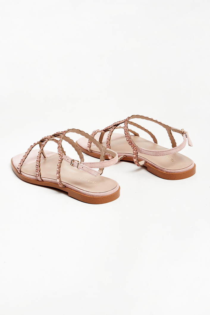 Sandały damskie skórzane TWINSET