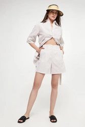 Spodenki damskie w paski Canale MAX MARA LEISURE