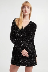 Sukienka mini z cekinami LIU JO