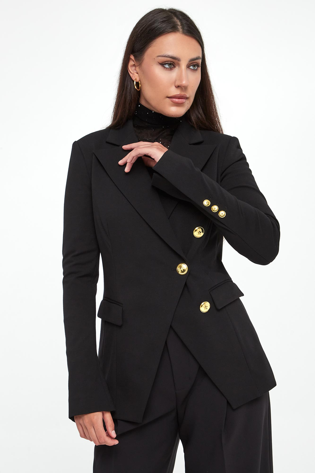 Marynarka damska Granita PINKO Czarny Regular