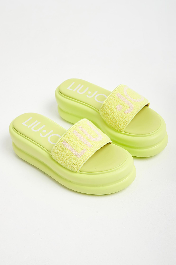 Klapki damskie na platformie LIU JO