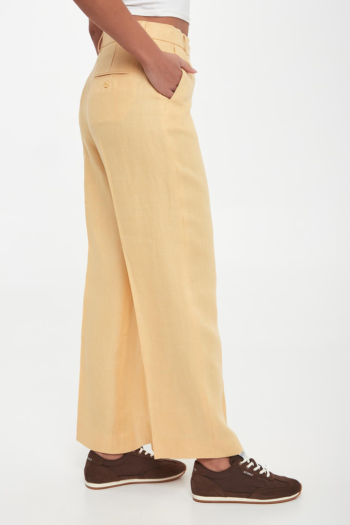Spodnie damskie lniane Malizia WEEKEND MAX MARA