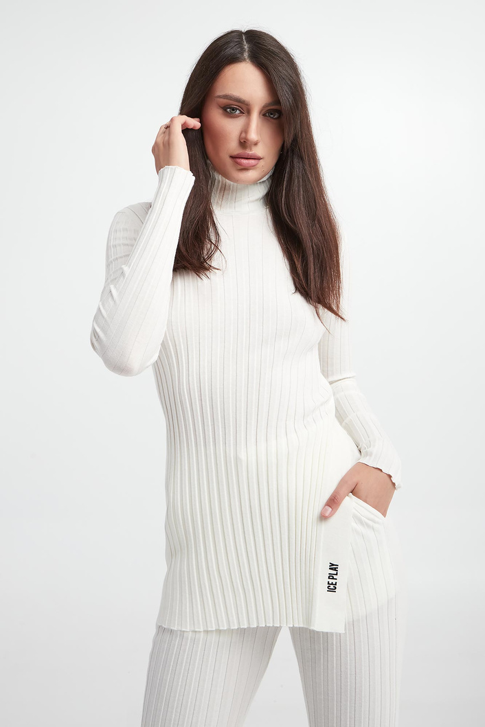 Golf damski prążkowany ICE PLAY