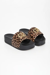 Klapki damskie ze zwierzęcym wzorem LIU JO