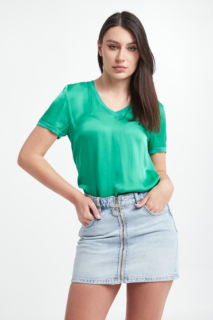 T-shirt damski satynowy LIU JO