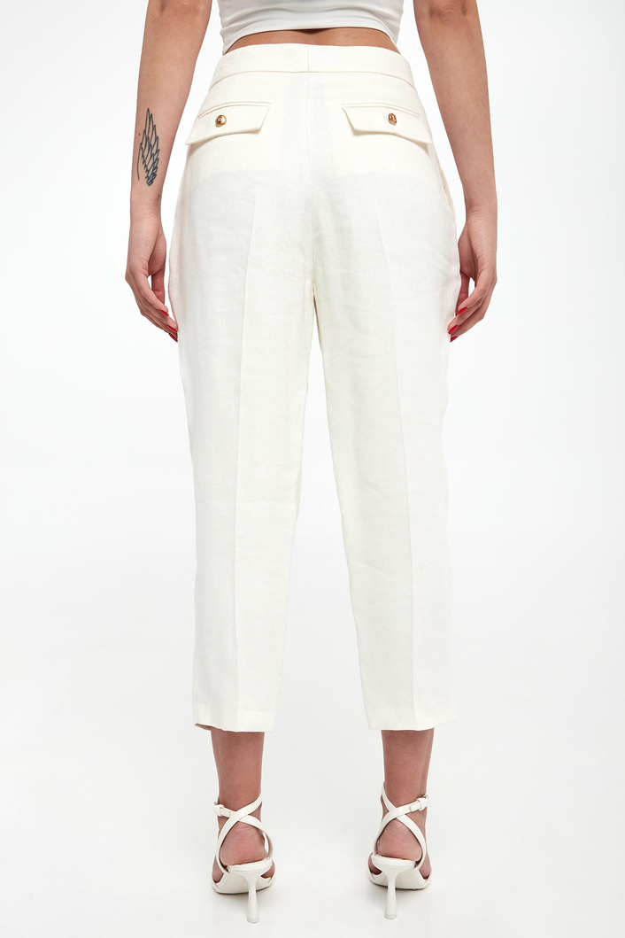 Spodnie damskie lniane ELISABETTA FRANCHI