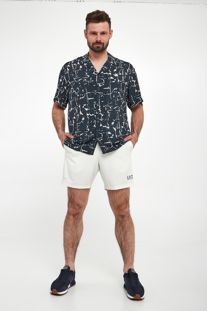 Koszula męska z krótkim rękawem EMPORIO ARMANI SWIMWEAR