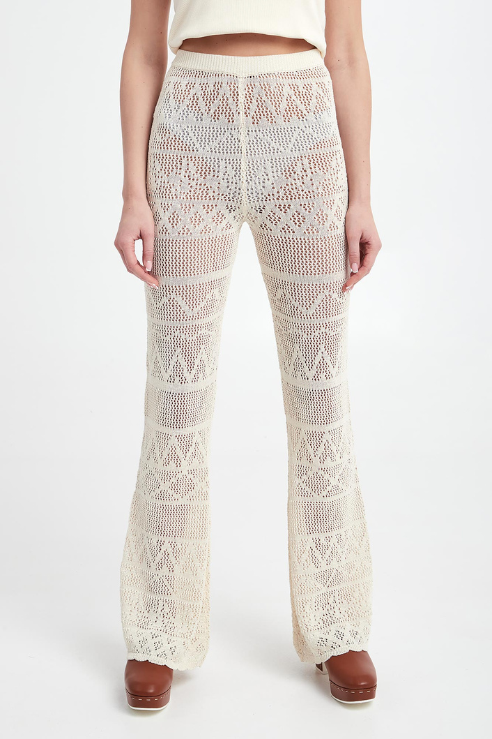 Spodnie damskie ażurowe PATRIZIA PEPE