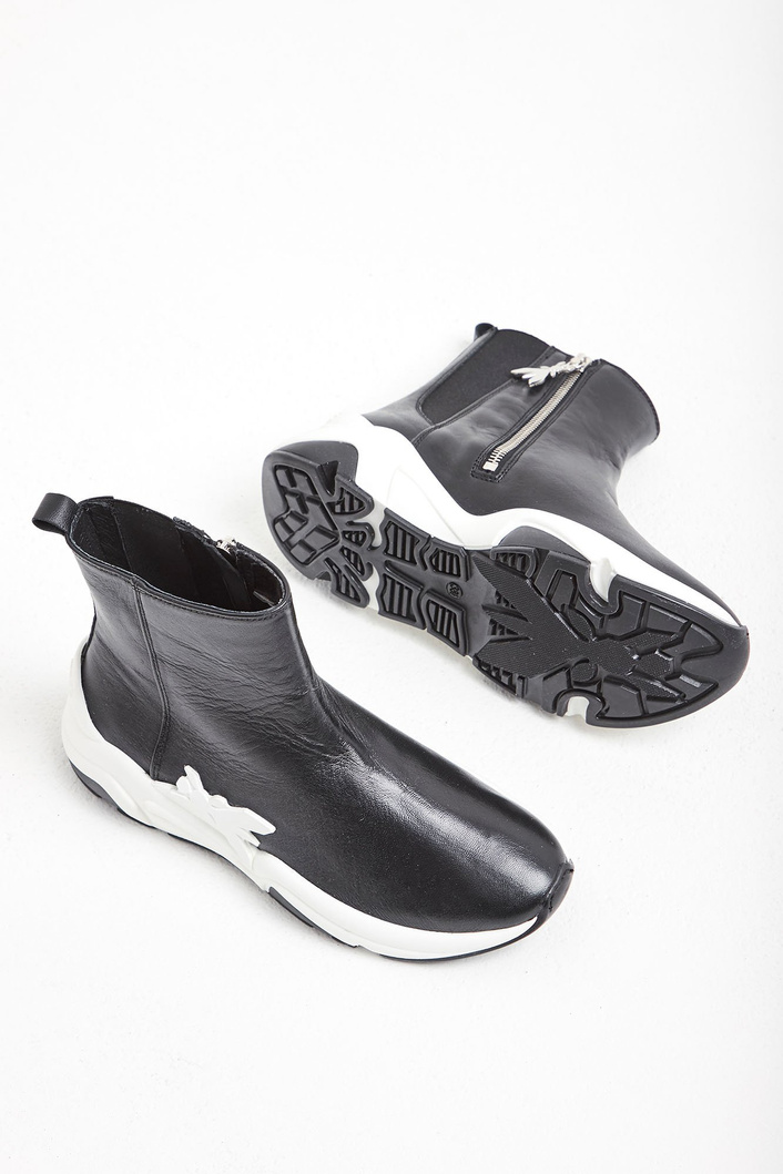 Sneakersy skórzane PATRIZIA PEPE