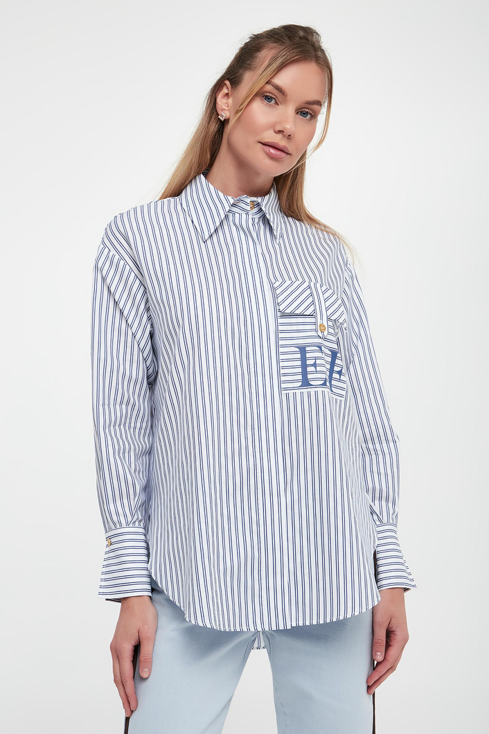 Koszula damska w paski ELISABETTA FRANCHI