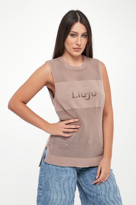 Sweter damski bez rękawów LIU JO