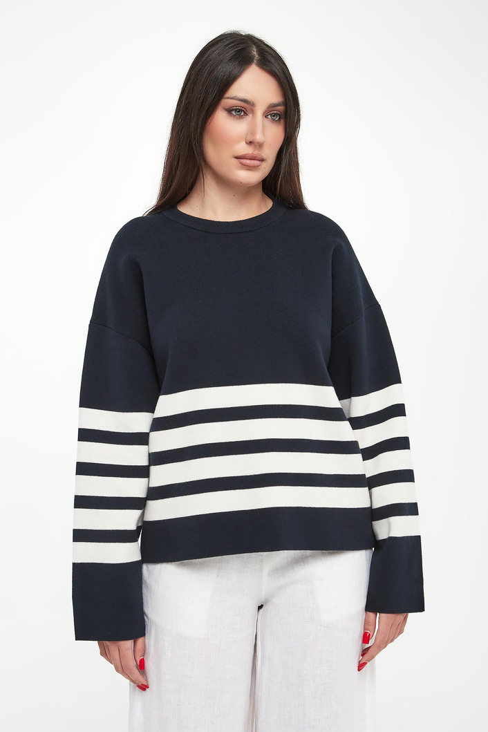 Sweter damski w paski Koa ECOALF