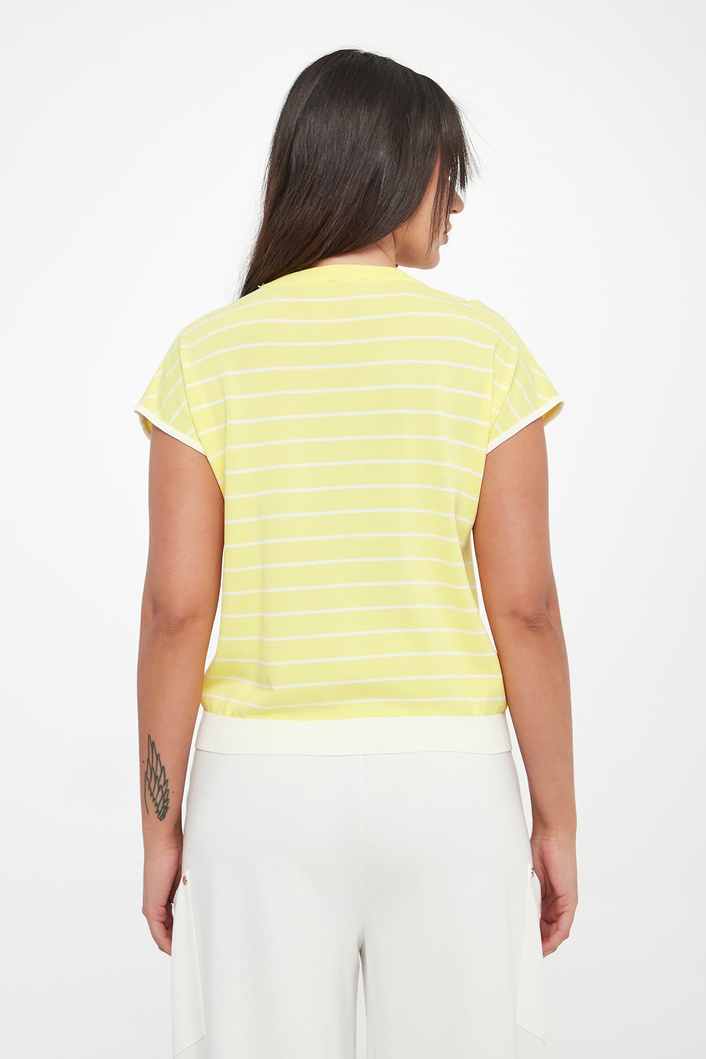 Bluzka dzianinowa damska w paski LIU JO