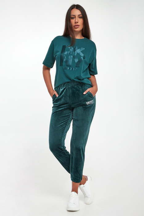 Spodnie damskie welurowe DKNY