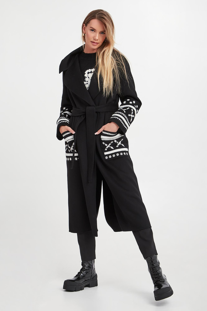 Płaszcz damski wełniany ERMANNO FIRENZE