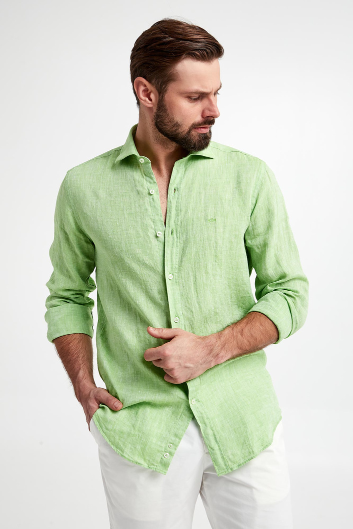 Koszula męska lniana PAUL&SHARK