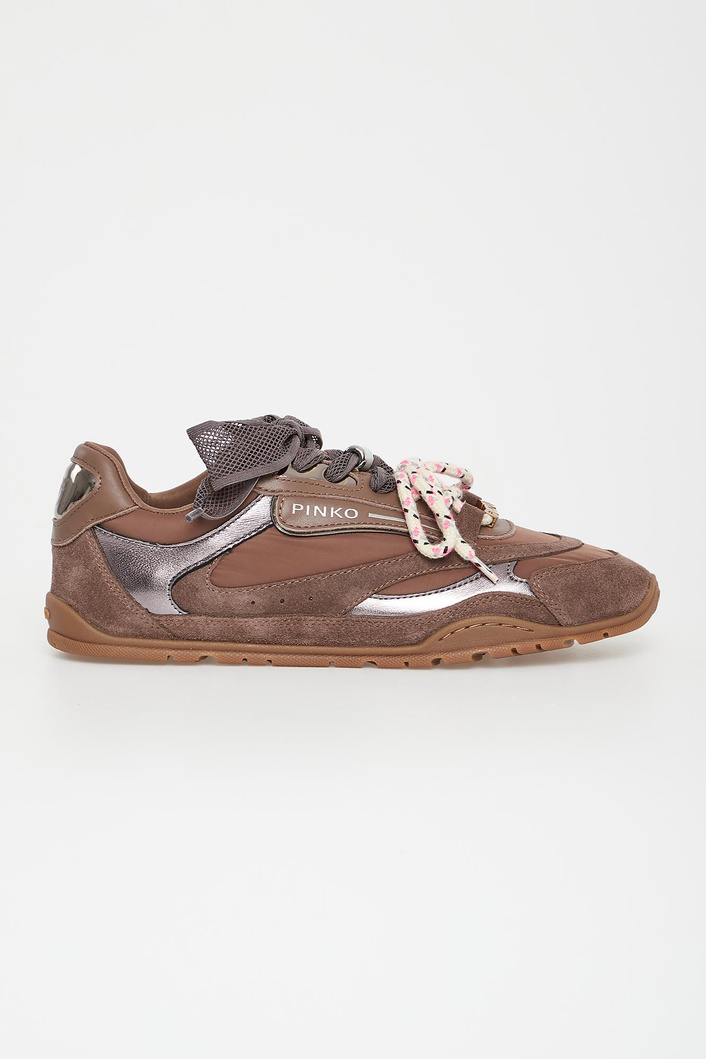 Sneakersy damskie zamszowe PINKO