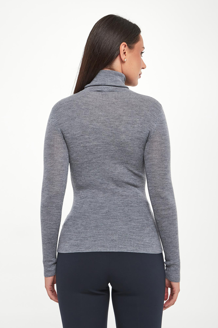 Golf damski wełniany z logo ELISABETTA FRANCHI