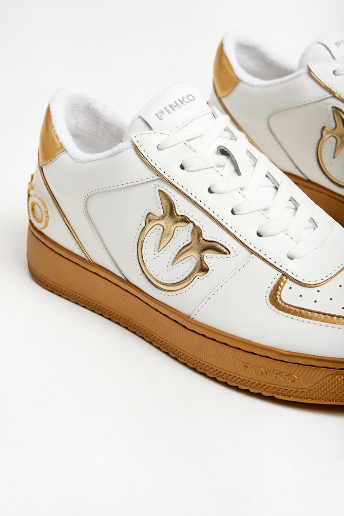 Sneakersy damskie skórzane PINKO