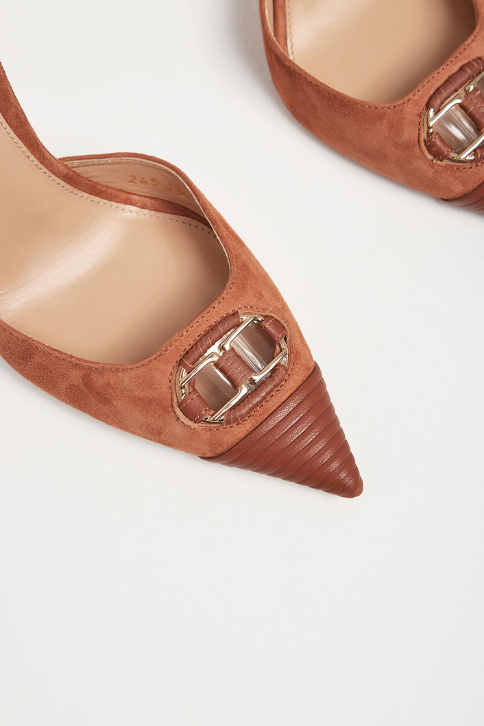 Szpilki skórzane ELISABETTA FRANCHI