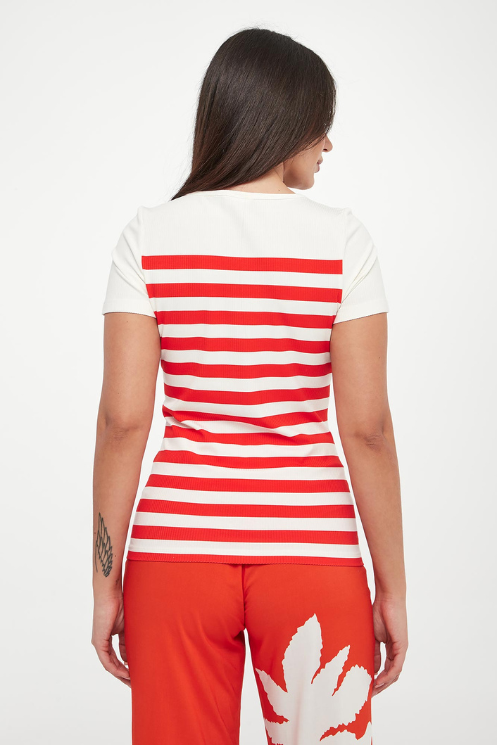 T-shirt damski w paski SPORTALM