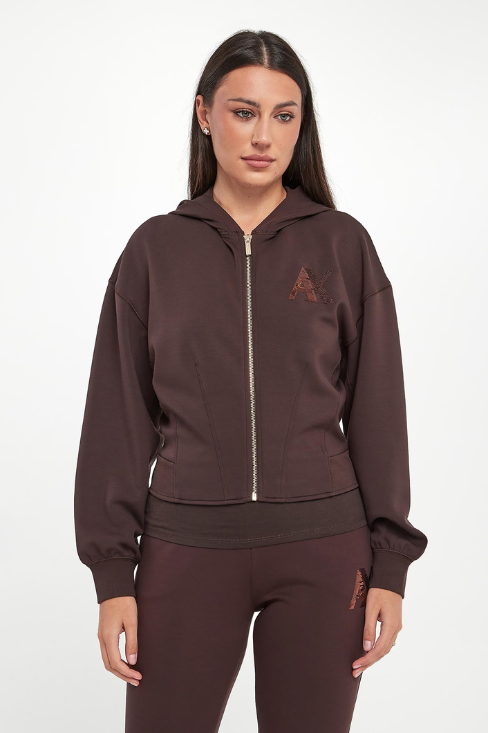Bluza damska z logo ARMANI EXCHANGE