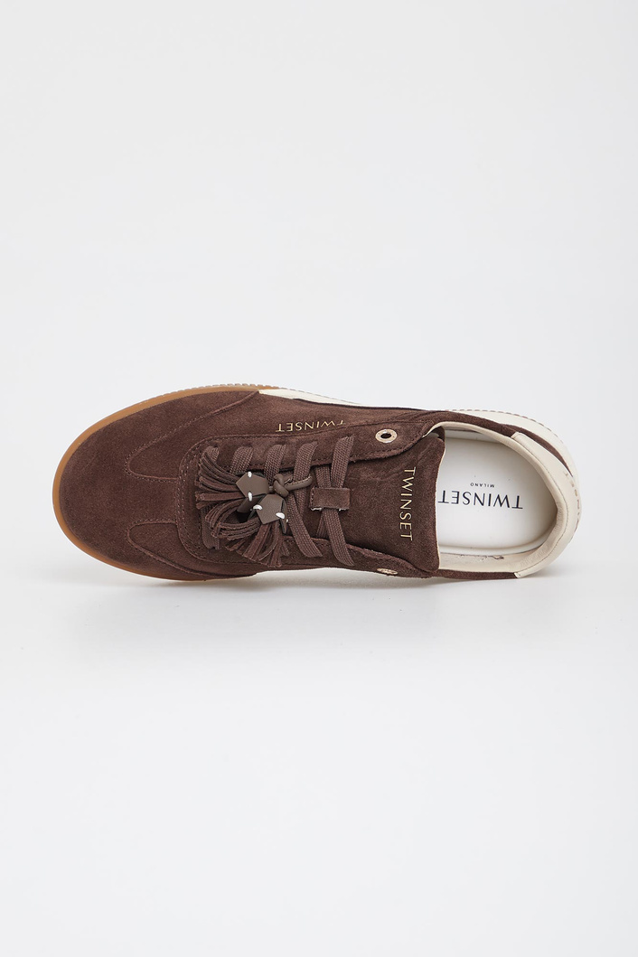 Sneakersy damskie zamszowe TWINSET