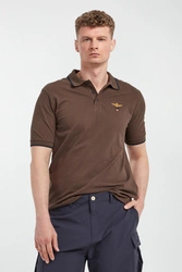 Polo męskie z logo AERONAUTICA MILITARE