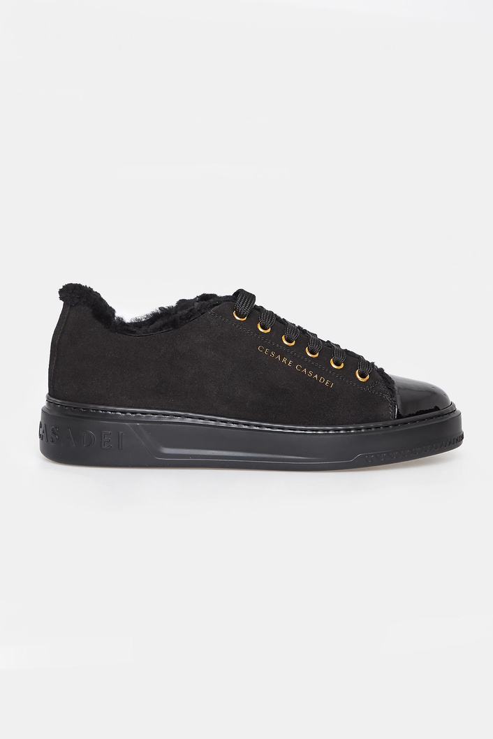 Sneakersy damskie zamszowe CESARE CASADEI