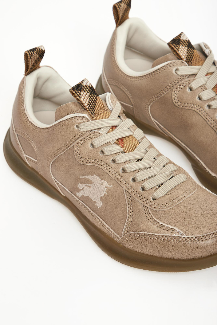 Sneakersy męskie skórzane BURBERRY