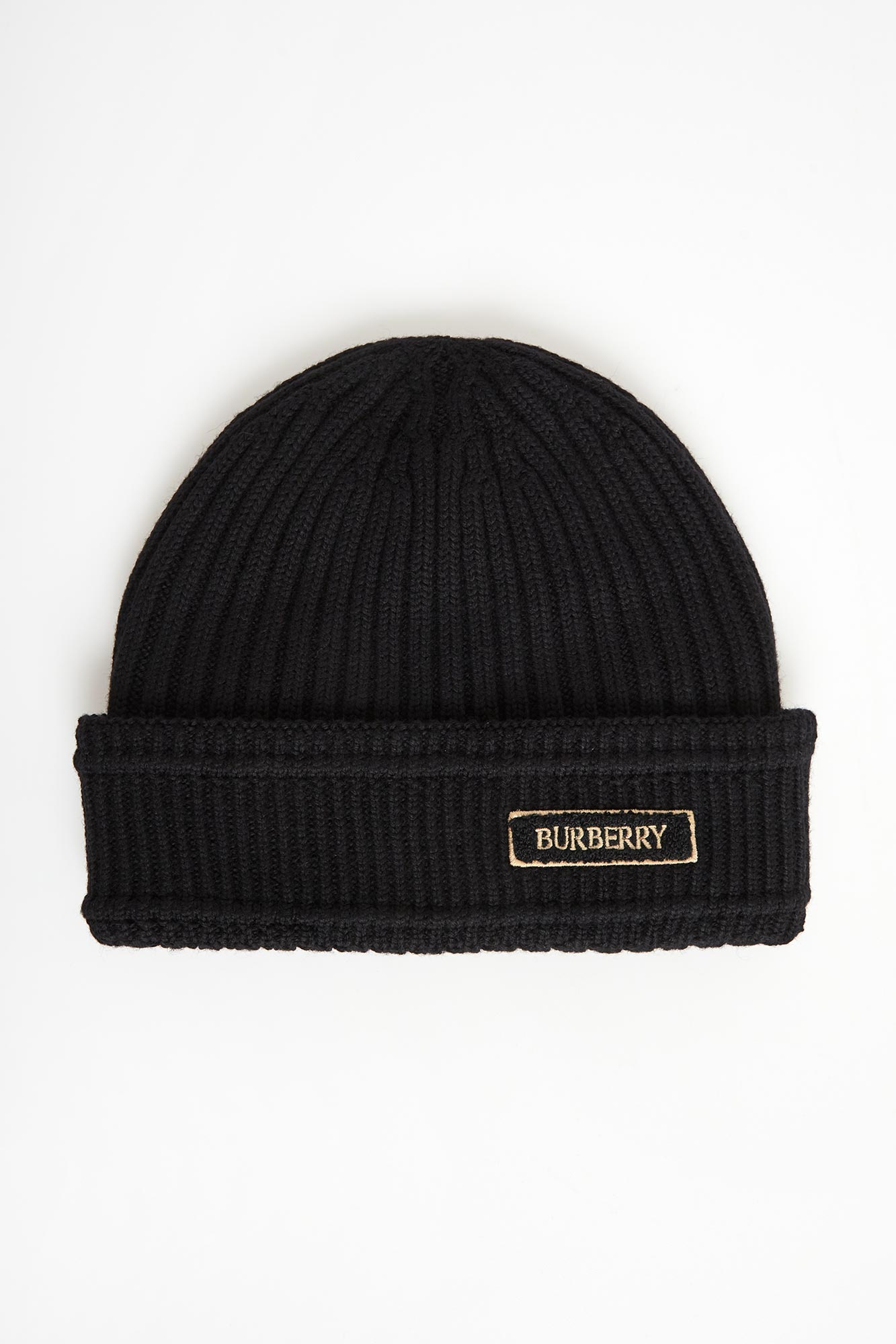 Czapka męska wełniana BURBERRY Czarny