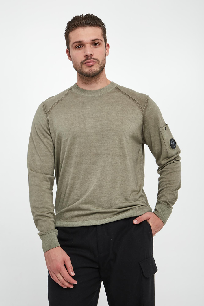 Sweter męski z wełny merino C.P. COMPANY
