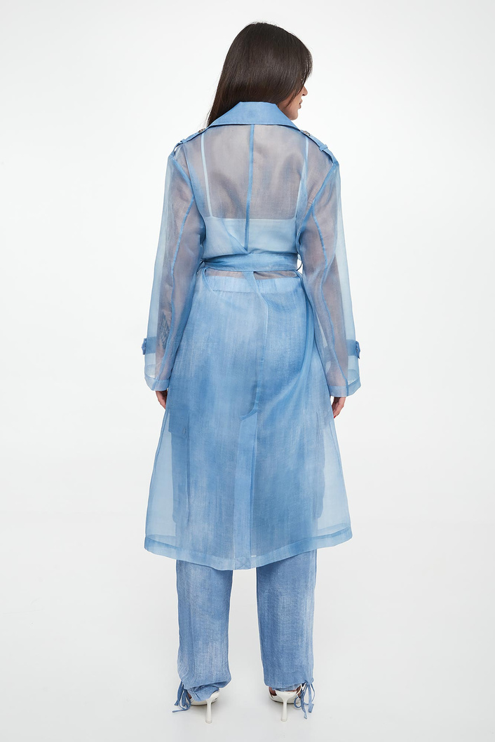 Płaszcz damski z organzy ERMANNO FIRENZE