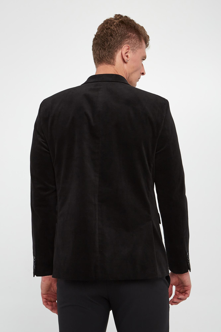 Marynarka męska welurowa KARL LAGERFELD