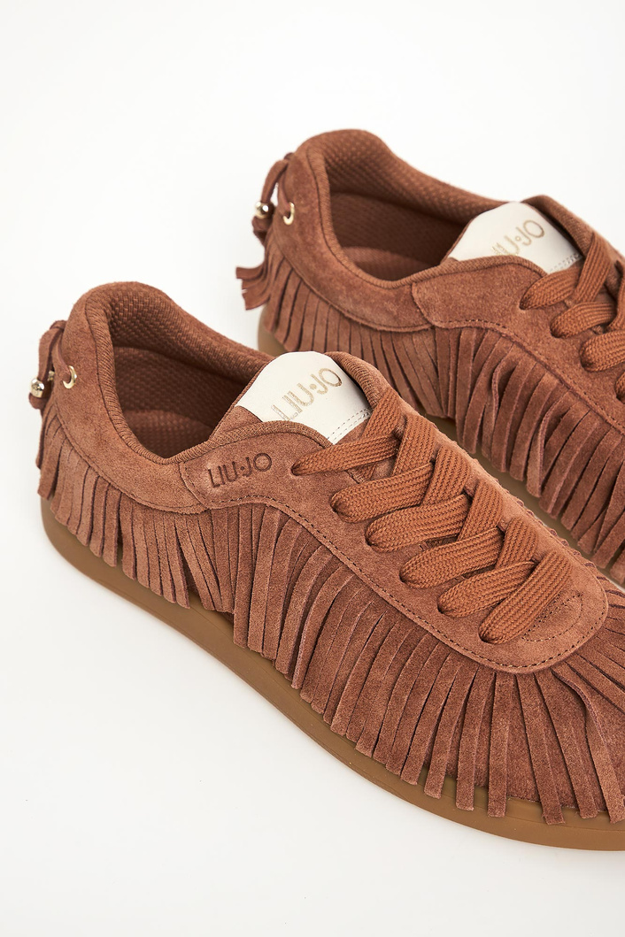 Sneakersy damskie z frędzlami Connor 04 LIU JO