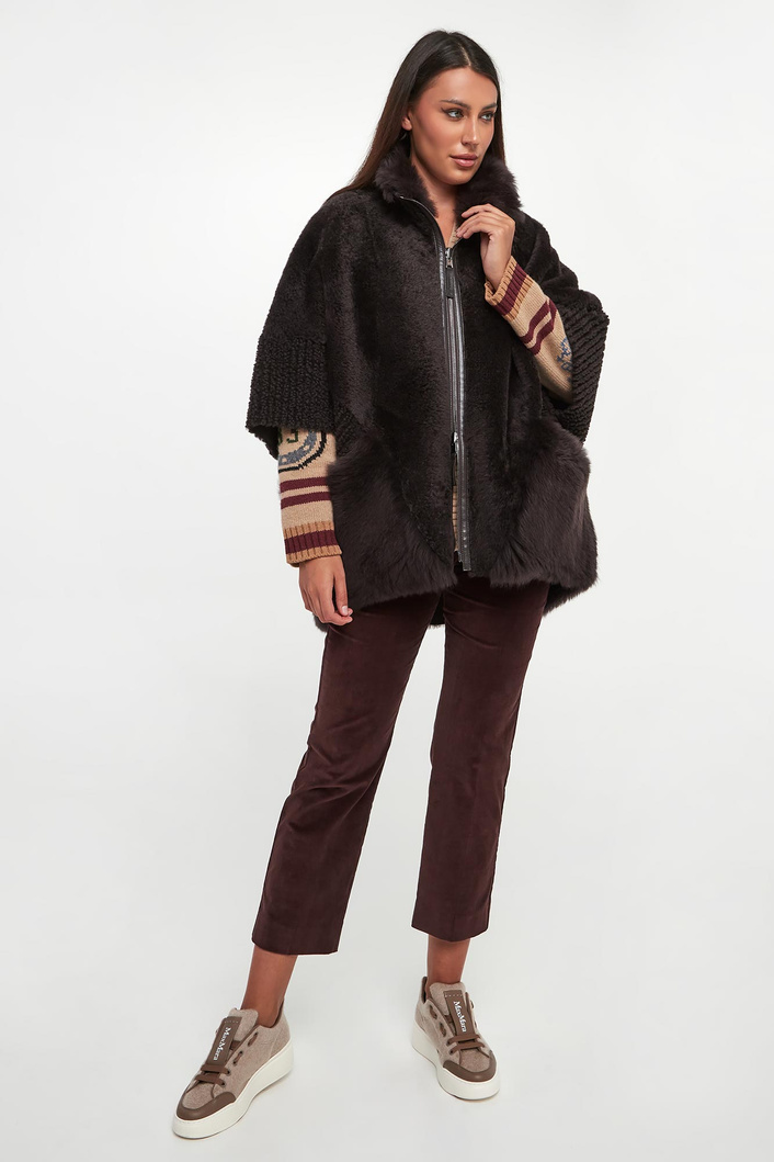 Kamizelka damska dwustronna futrzana DIEGO M