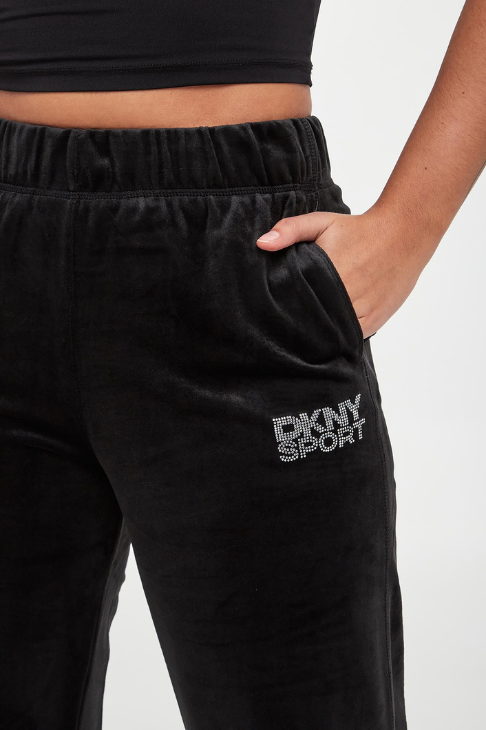 Spodnie damskie welurowe DKNY