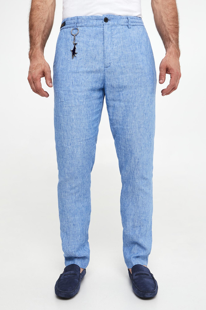 Spodnie męskie lniane PAUL&SHARK