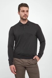 Sweter męski z kołnierzem polo ARMANI EXCHANGE