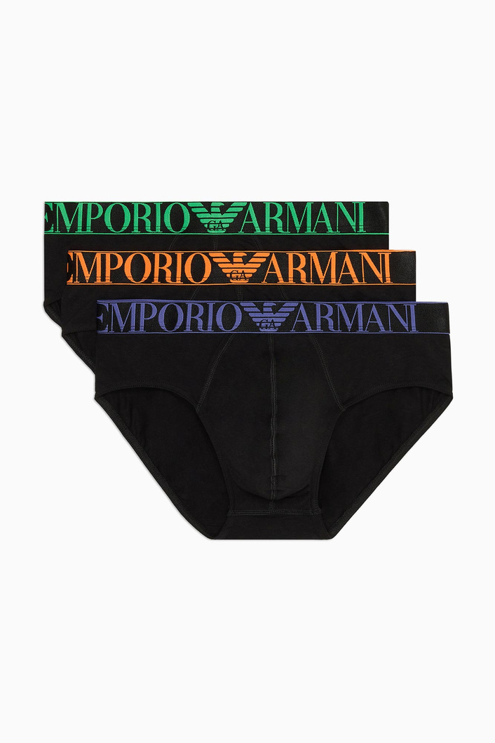 Slipy męskie 3-PAK EMPORIO ARMANI UNDERWEAR